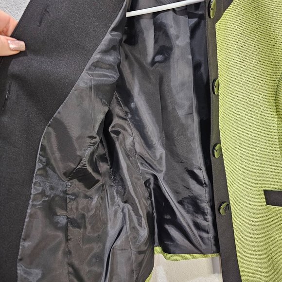 Kasper Blazer Jacket Woman's Size 10 Green - Picture 3 of 6